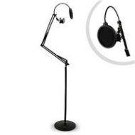 Adorama Pyle PMKSH28 Floor Standing Suspension Microphone Boom Stand, 3.1 Extension Arm PMKSH28