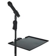 Adorama Gator Cases Large Microphone Stand Clamp-On Utility Shelf, 10 Lbs Capacity GFW-SHELF1115