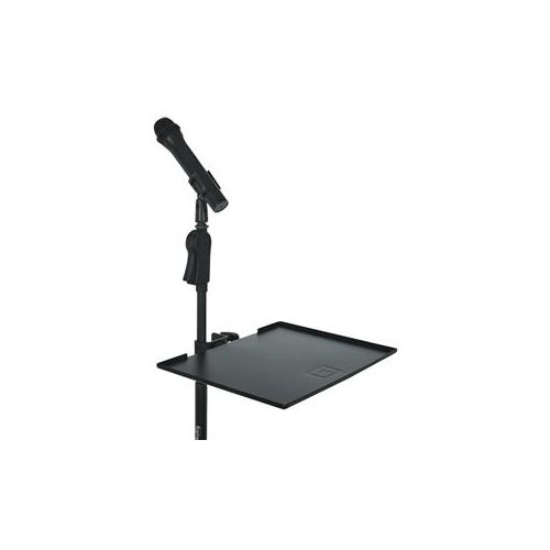  Adorama Gator Cases Large Microphone Stand Clamp-On Utility Shelf, 10 Lbs Capacity GFW-SHELF1115