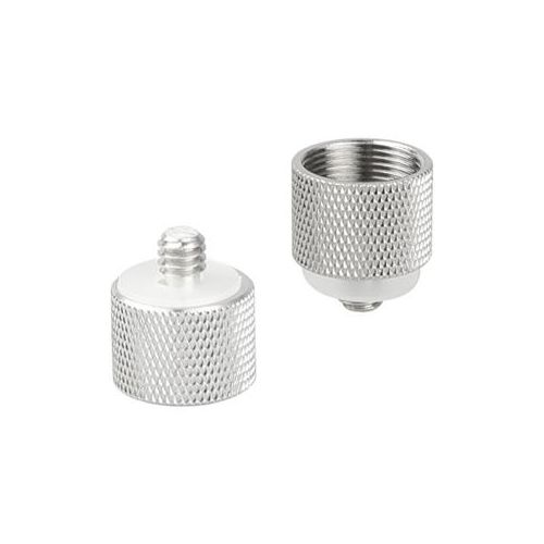  Adorama CAMVATE 1/4-20 Male to 5/8-27 Female Thread Adapter, 2-Pack C1361