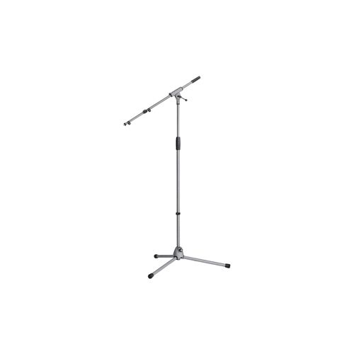  Adorama K&M 21091 Connolly Microphone Stand, Platinum Gray 21091.500.87