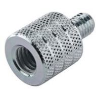 Adorama K&M 21918 Zinc-Plated Thread Adapter with Knurled Surface 21918.000.29