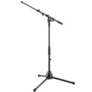 Adorama K&M 259 Low Microphone Stand with Boom Arm, 16.73-25.39 Height, Black 25900.500.55