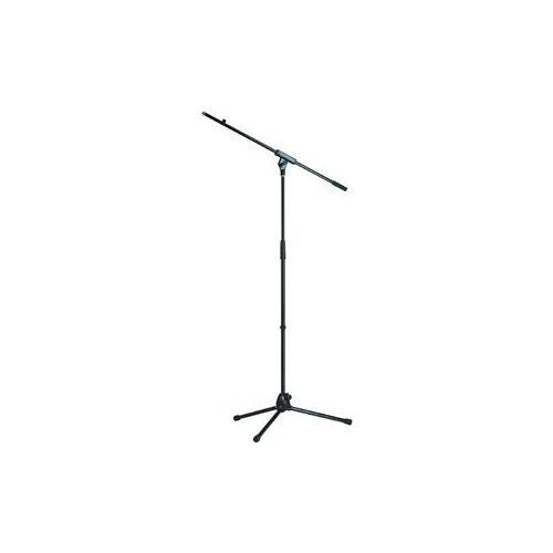  Adorama K&M 21070 Microphone Stand with Boom Arm, 35.43-62.99 Height, Black 21070.500.55