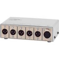 Adorama Telex TW-5W 1-In 5-Out Dual Channel 3-Pin XLR-Type Passive Splitter Box, Gray F.01U.118.508