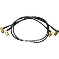 Adorama PSC 20 Right Angle SMA to Right Angle SMA Cable for Wireless Mic Receiver, Pair FPSC0006CAB2