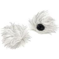 Adorama Movo Photo WS-RD10 Furry Windscreen for 10mm Lavalier Microphones, 2-Pack WS-RD10