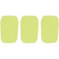 Adorama WindTech 5700P Series Windscreen Inside Diameter 1.0 / - 3-Pack, Neon Yellow 5721P