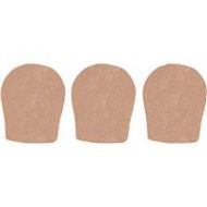 Adorama WindTech 300P Series Windscreen, Inside Diameter 1.375 / 35mm - 3-Pack, Tan 319P