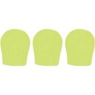 Adorama WindTech 300P Series Windscreen, Inside Diameter 1.375, 3-Pack, Neon Yellow 321P