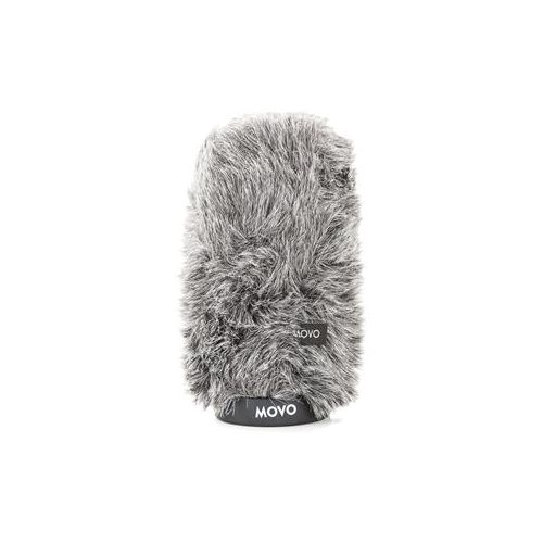  Adorama Movo Photo WS-G140 Furry Rigid Windscreen for Microphones up to 5.5 Long WS-G140