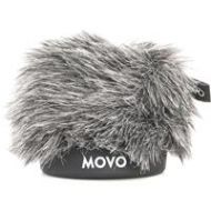 Adorama Movo Photo WS-G30 Furry Rigid Windscreen for Microphones up to 1.2 Long WS-G30