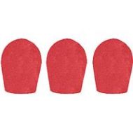 Adorama WindTech 600P Series Windscreen, Inside Diameter 1.0 / 25mm - 3-Pack, Red 604P