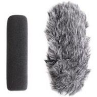 Adorama Movo Photo WS-G7 Foam & Furry Indoor/Outdoor Windscreen Combo for VideoMic GO WS-G7