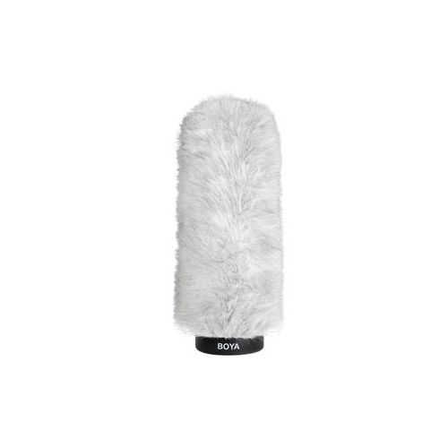  Adorama BOYA BY-P220 Fur Windshield for Interview Shotgun Microphone, 220mm Depth BY-P220