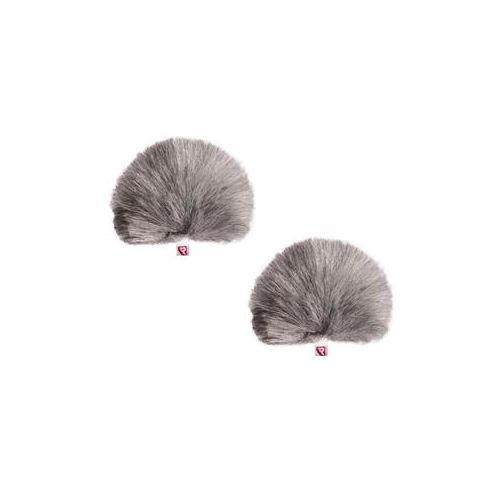  Adorama Shure RPM40MWJ TwinPlex Rycote MiniWindjammer for TL Microphones, Gray, 2-Pack RPM40MWJ