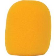 Adorama Galaxy Audio WS-H Windscreen for Wired Handheld Microphones, Yellow WS-HY