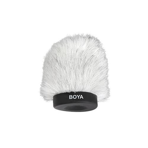  Adorama BOYA BY-P80 Fur Windshield Muff for Interview Shotgun Microphones, 80mm Depth BY-P80