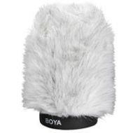 Adorama BOYA BY-P120 Fur Windscreen Windshield for Microphone Interviews, 120mm Depth BY-P120