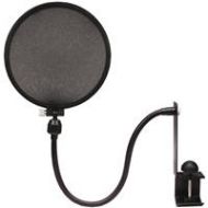 Adorama Nady SPF-1 Microphone Pop Filter with Boom and Stand Clamp, Black SPF-1