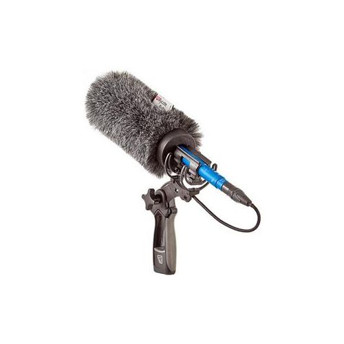  Adorama Rycote Softie Windshield with 18cm Large Hole with Mount and Pistol Grip Handle 033353