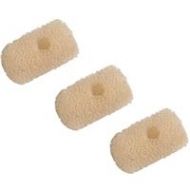 Adorama Audio-Technica Windscreens for BP894-TH MicroSet Cardioid Mic, 3 Pack, Beige AT8163-TH