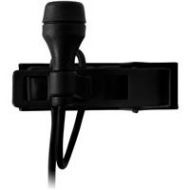 Adorama AKG Acoustics LC617 MD Omnidirectional Lapel Microphone with Tie Clip, Black 2577X00200