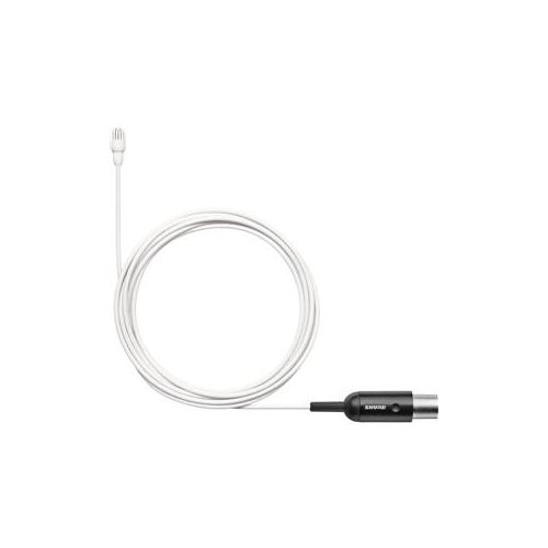  Adorama Shure TwinPlex TL47 Omnidirectional Lavalier Mic, MTQG, White, W/Accessories TL47W/O-MTQG-A