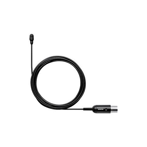  Adorama Shure TwinPlex TL47 Omnidirectional Lavalier Mic, MTQG, Black, W/Accessories TL47B/O-MTQG-A