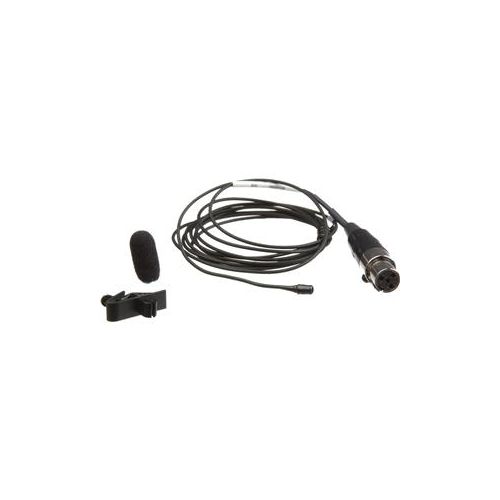  Adorama Shure B6 Micro-Lavalier Microphone for Transmitters, TA4F Connector, Black WCB6B