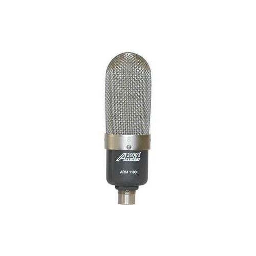  Adorama Audio 2000s ARM1103 Professional Ribbon Microphone, 30-18KHz Frequency Response ARM1103