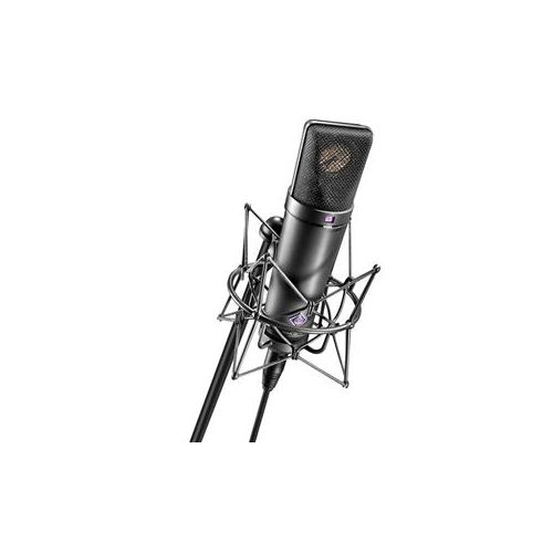  Adorama Neumann U 87 Ai Set Z Multi Pattern Condenser Microphone Set, Matte Black USU87AIMT/SET Z