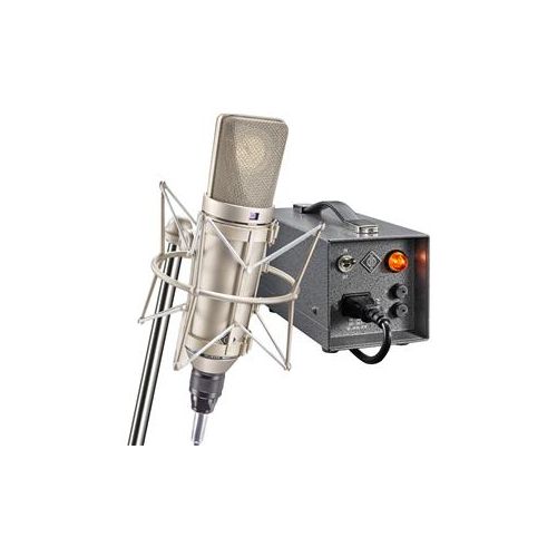  Adorama Neumann U 67 Set Large-Diaphragm Tube Condenser Microphone (Nickel) U 67 SET