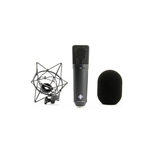  Adorama Neumann Microphone Set, Includes U 87 AI MT, EA 87 MT, WS 87, IC 3/25, Black U 87 AI MT SET Z