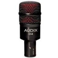 Adorama Audix D4 Hypercardioid Dynamic Drum and Instrument Microphone D4