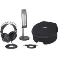 Adorama Samson Podcasting Pack, Includes C01U Pro Mic, SR850 Headphones, MD2 Stand SAC01UPROPK