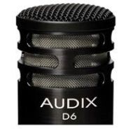 Audix D6 Dynamic Cardioid Kick Drum Microphone, Black D6 - Adorama