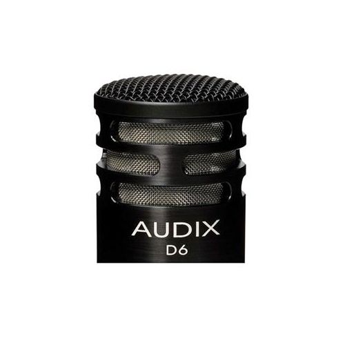  Audix D6 Dynamic Cardioid Kick Drum Microphone, Black D6 - Adorama