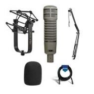 Adorama Electro-Voice RE20 Variable-D Dynamic Cardioid Microphone With Accessory Bundle F.01U.117.389 A