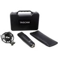 Adorama Tascam TM-180 Studio Condenser Cardioid Microphone with Shockmount TM-180