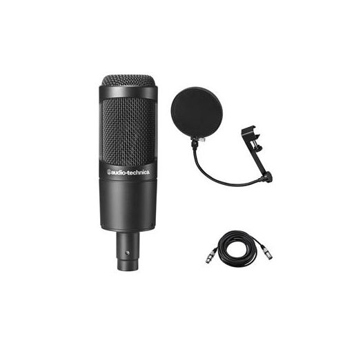  Adorama Audio-Technica AT2035 Cardioid Condenser Side-Address Mic W/Pop Filter / Cable AT2035 A