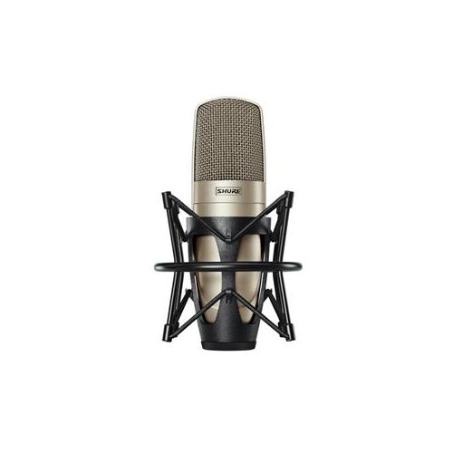  Adorama Shure KSM32 Embossed Single-Diaphragm Microphone, Champagne KSM32/SL