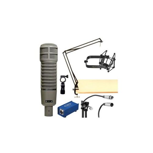  Adorama Electro-Voice RE20 Variable-D Dynamic Cardioid Microphone With Accessory Bundle F.01U.117.389 B