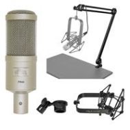 Adorama Heil Sound PR40 Dynamic Studio Microphone, Champagne + Studio Bundle PR40 K1