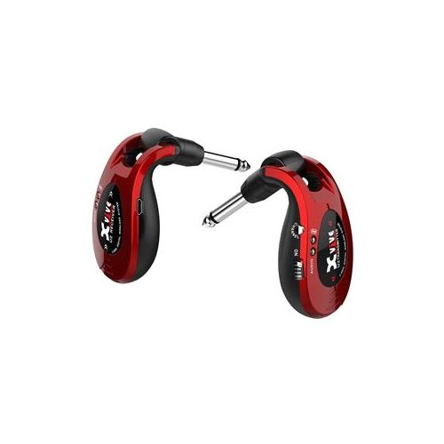  Adorama XVIVE U2 2.4GHz Guitar Wireless System, 1/4 Transmitter & Receiver, Metal Red XVIVE-U2/RED