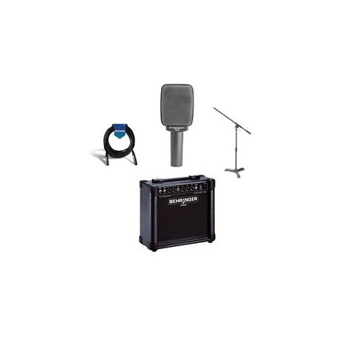  Adorama Sennheiser e609 Guitar Cabinet Dynamic Mic Silver W/Behring Amplifier/Boom Stand E 609 SILVER I