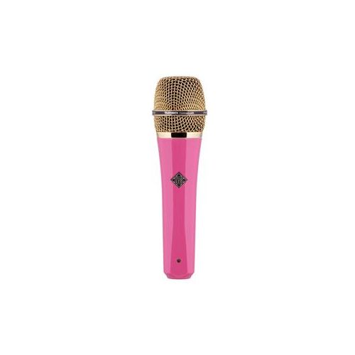  Adorama Telefunken M81 Handheld Supercardioid Universal Dynamic Mic, Pink & Gold M81 PINK W/ GOLD