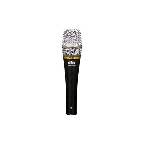  Adorama Heil Sound PR20 Dynamic Cardioid Handheld Microphone, 3 Metal Windscreens, Black PR20