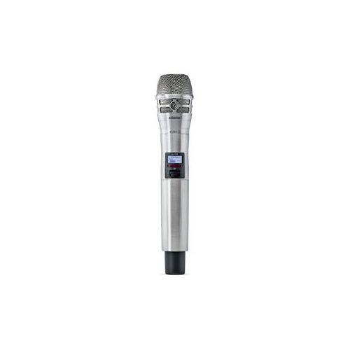  Adorama Shure ULXD2 Handheld Transmitter, KSM8 Cardioid Mic, J50A: 572 - 616MHz, Nickel ULXD2/K8N=-J50A