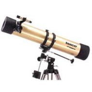 Adorama Tasco 675x 114mm Luminova Newtonian Reflector Telescope & Manual Equatorial Mount 40114675